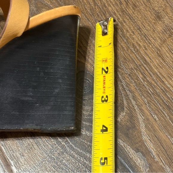 See by Chloe gold and tan wood wedge heel 6.5 - Picture 6 of 11